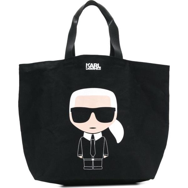 borse tote Karl Lagerfeld nero