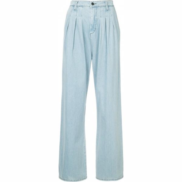 Jeans plissè in denim blu Strateas Carlucci blu