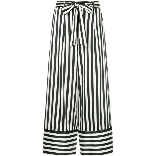 Pantalone a righe in denim bianco Nobody Denim bianco a righe