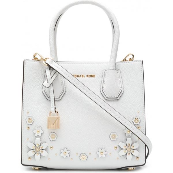 Borsa a mano tote in pelle taglia unica bianco Michael Michael Kors bianco