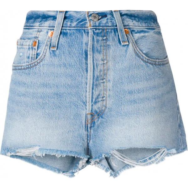 Shorts vita alta blu Levis blu