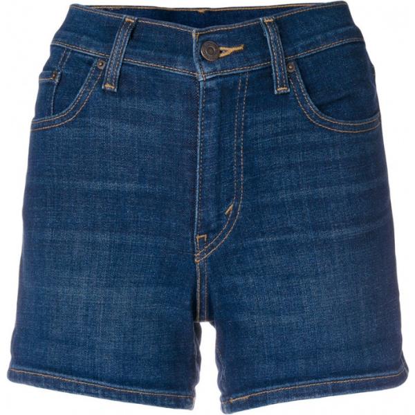 Shorts vita alta blu Levis blu