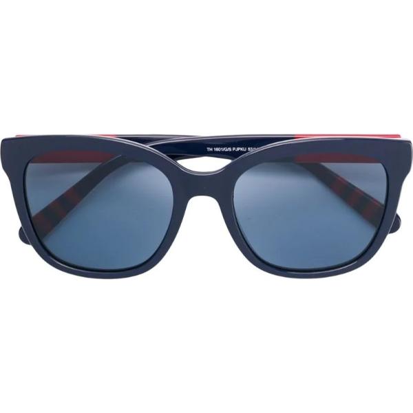 occhiali da sole Tommy Hilfiger blu a righe