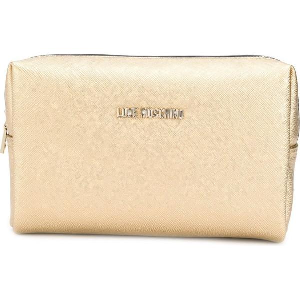 clutch Love Moschino marrone