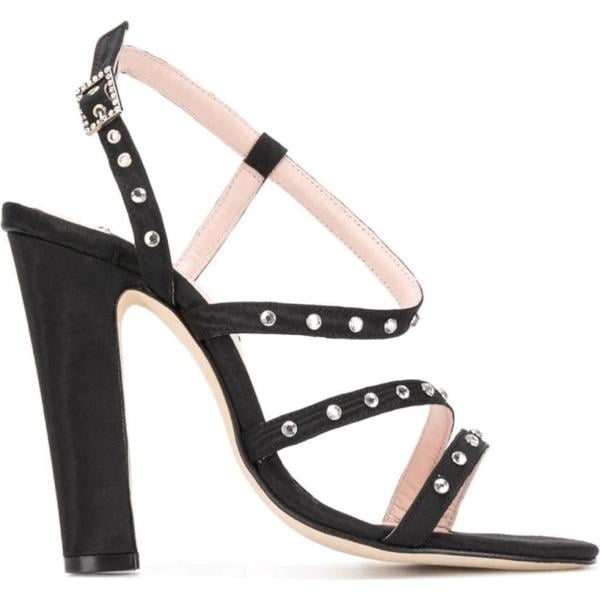 sandali col tacco Leandra Medine nero
