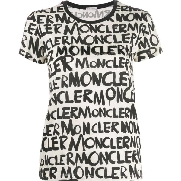 t-shirt Moncler bianco