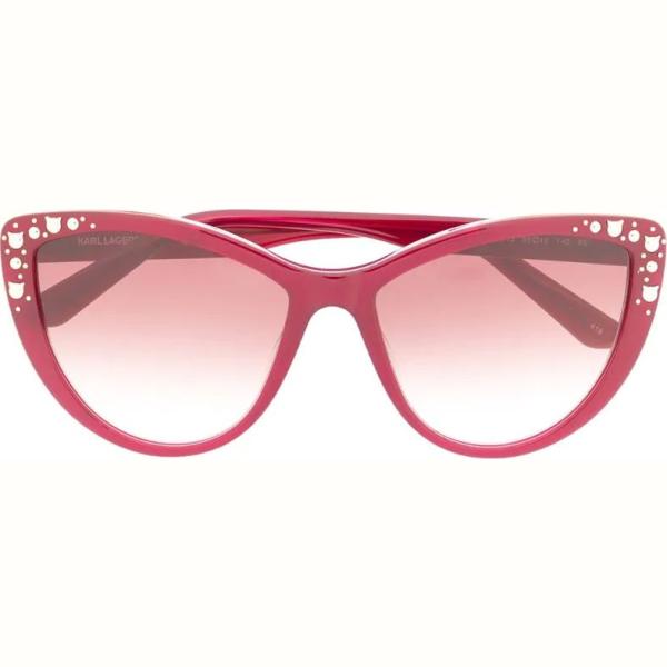 occhiali da sole Karl Lagerfeld rosso