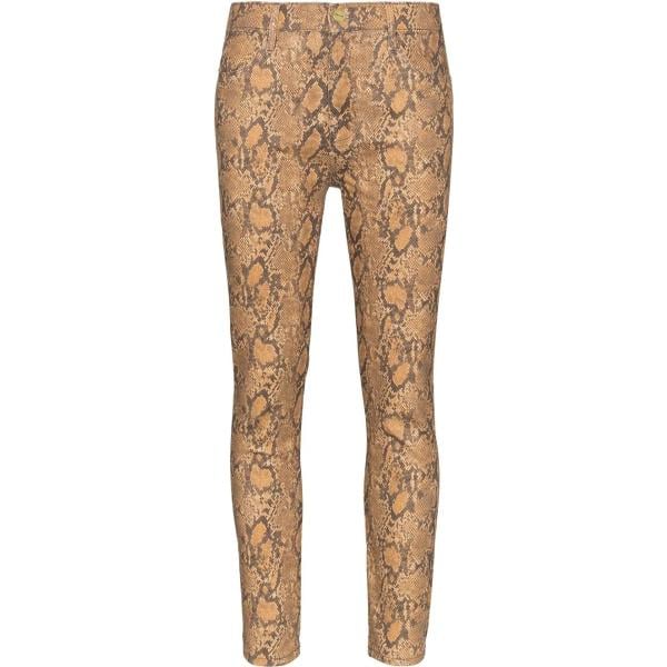 jeans skinny Frame marrone serpente