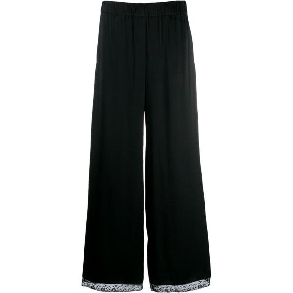 Pantalone forma svasata nero Semicouture nero