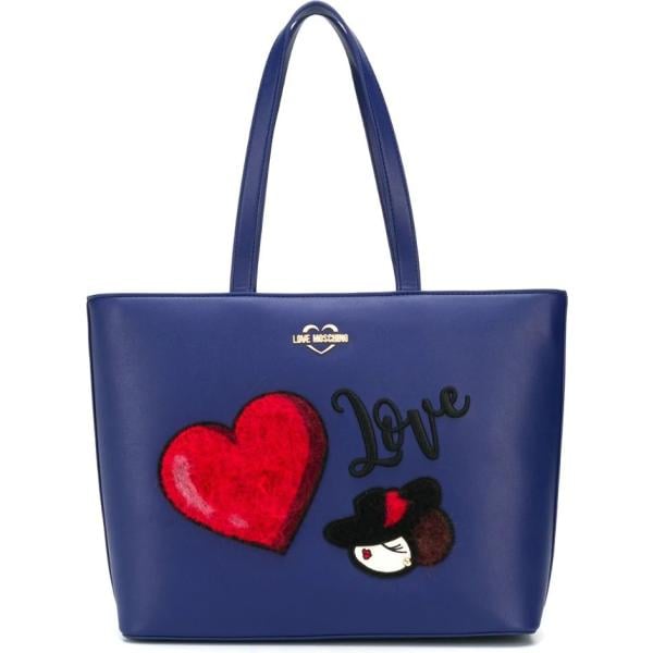shopping bag Love Moschino blu