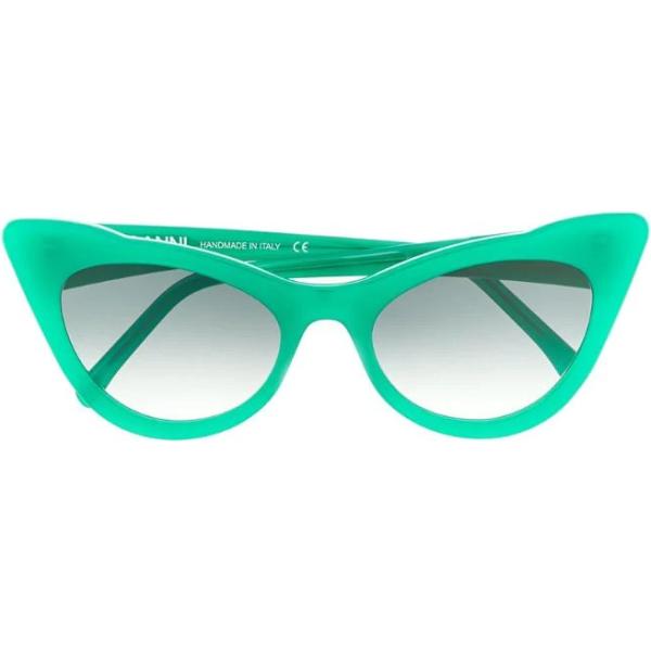 occhiali da sole Ganni verde