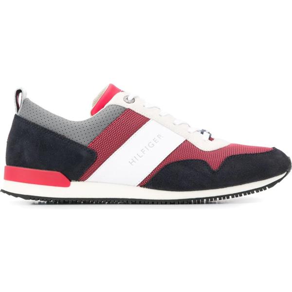 sneakers Tommy Hilfiger rosso a righe