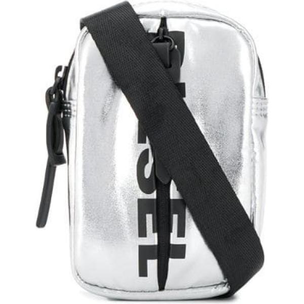 Portamonete con stampa e schiena scoperta con zip Diesel