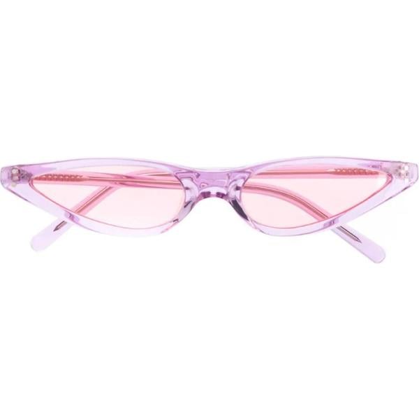 Occhiali da sole lenti colorate con logo rosa George Keburia rosa