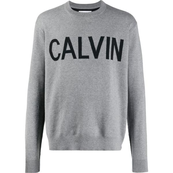 felpa Calvin Klein Jeans grigio