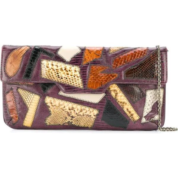 clutch A.N.G.E.L.O. Vintage Cult marrone serpente