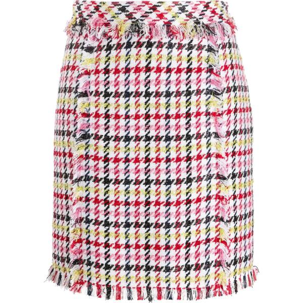 minigonne Karl Lagerfeld bianco con stampe