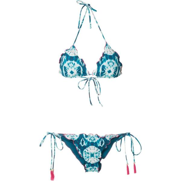 bikini Brigitte nero con stampe