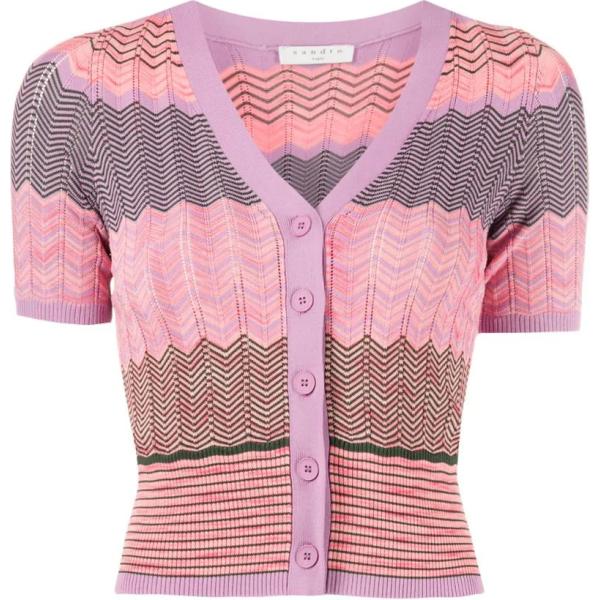 cardigans Sandro Paris rosa
