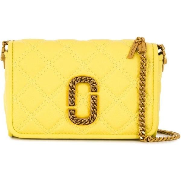 borse a spalla Marc Jacobs giallo