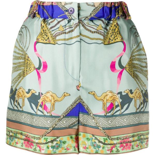 shorts Etro blu con stampe