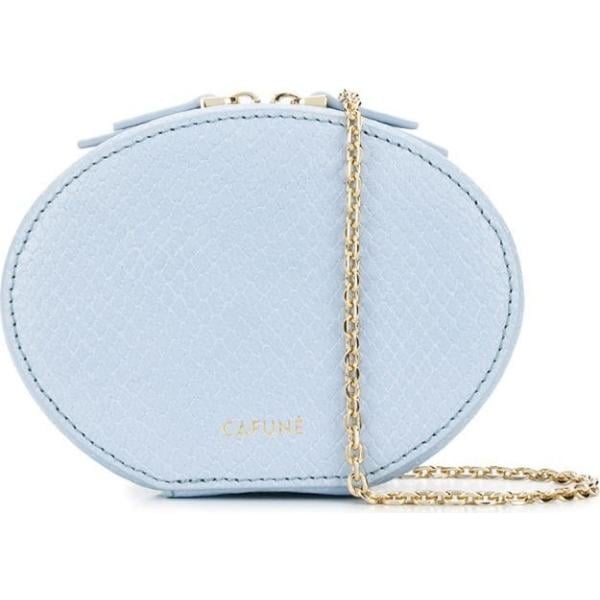 clutch Cafuné blu serpente