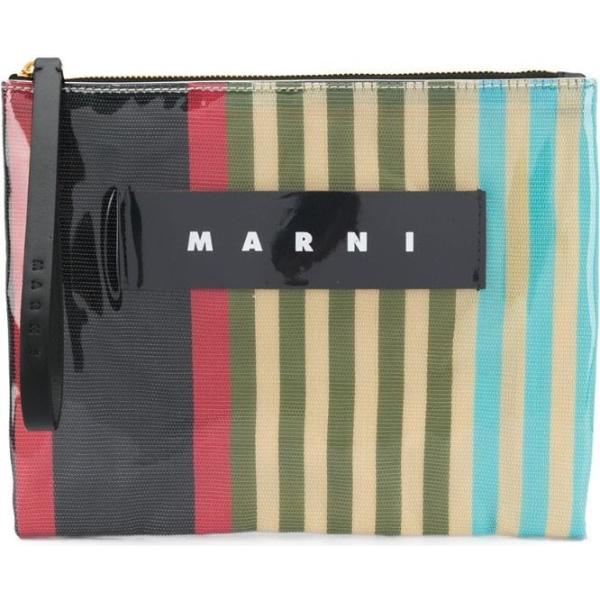 clutch Marni a righe