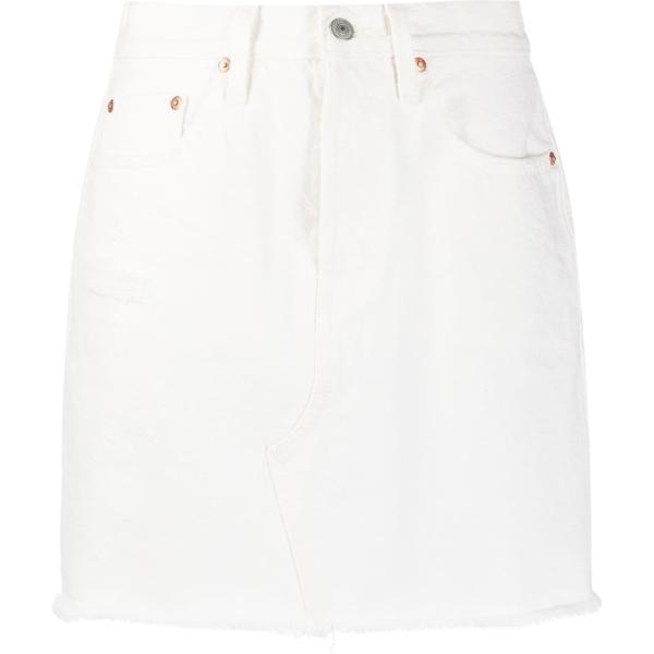 minigonne Levis bianco