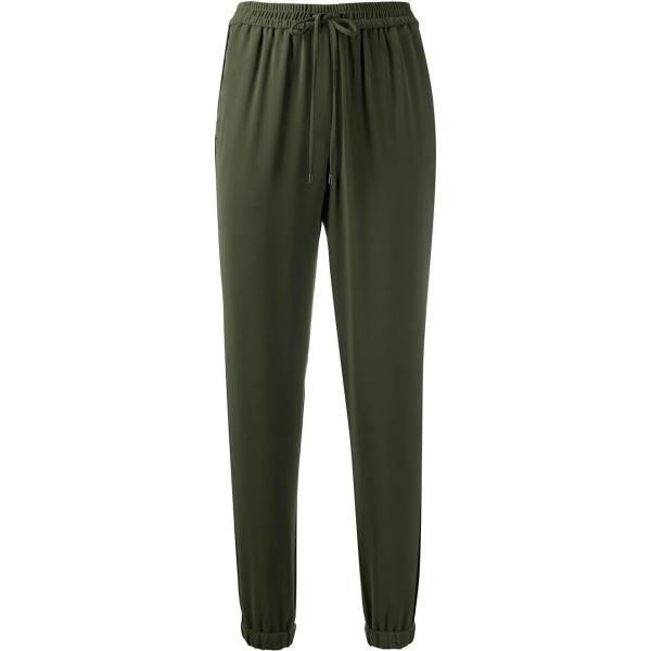 pantaloni Michael Michael Kors verde a righe