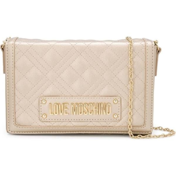borsa a tracolla Love Moschino giallo con stampe