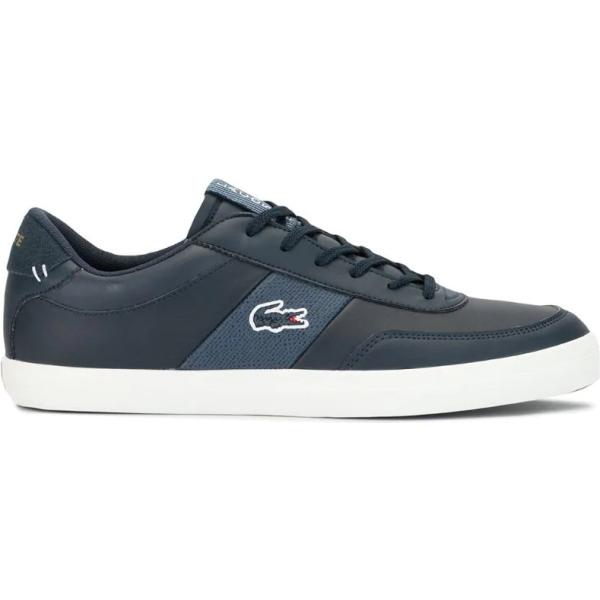sneakers Lacoste blu con stampe