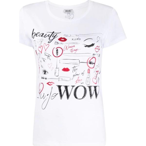 t-shirt Liu Jo bianco