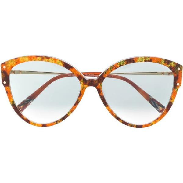 occhiali da sole Missoni Eyewear arancione con stampe