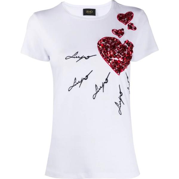 t-shirt Liu Jo bianco