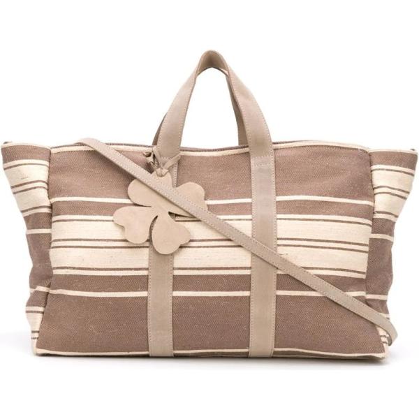 borse tote Danielapi marrone a righe