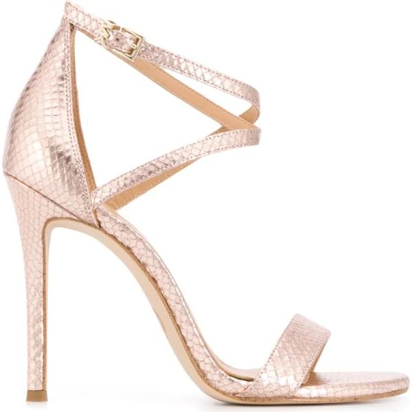 sandali col tacco Michael Michael Kors marrone