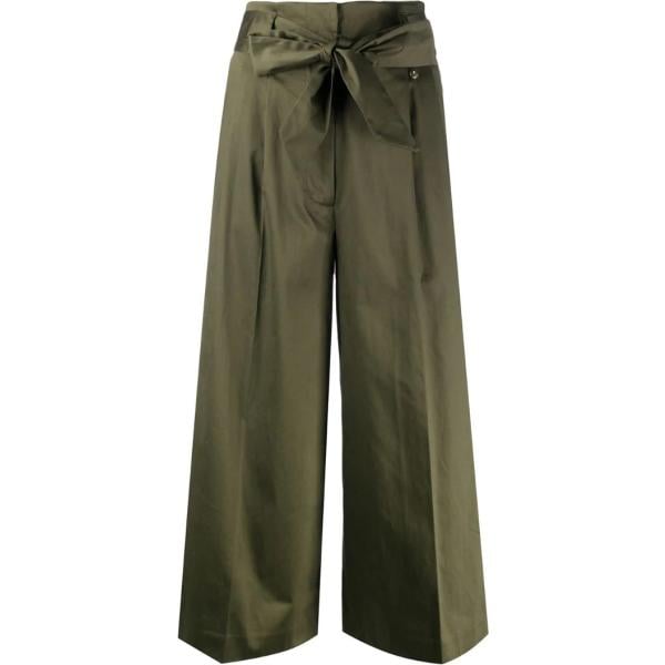 pantaloni a palazzo Liu Jo verde