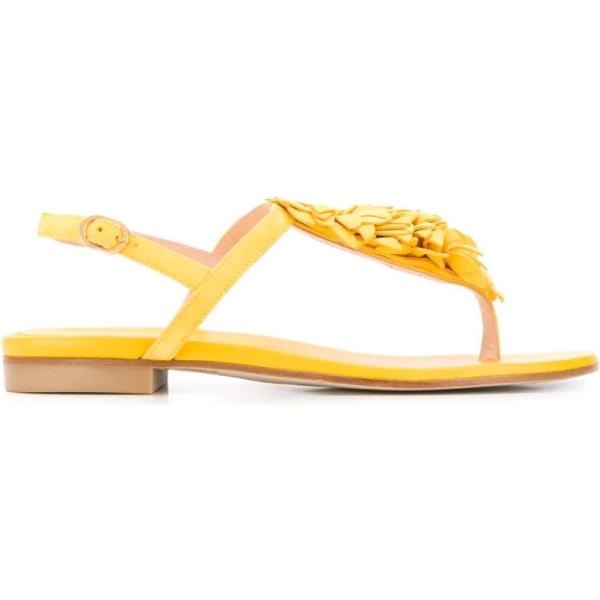 sandali col tacco Stuart Weitzman giallo