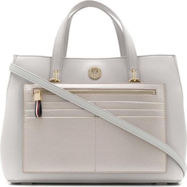 borse tote Tommy Hilfiger bianco