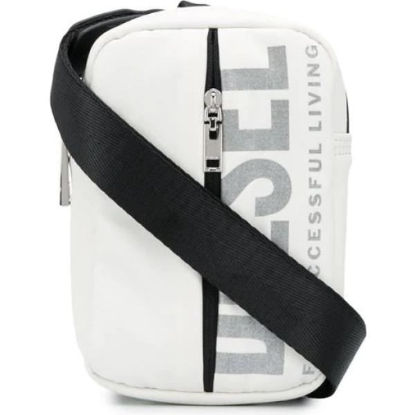 borse a spalla Diesel bianco con stampe