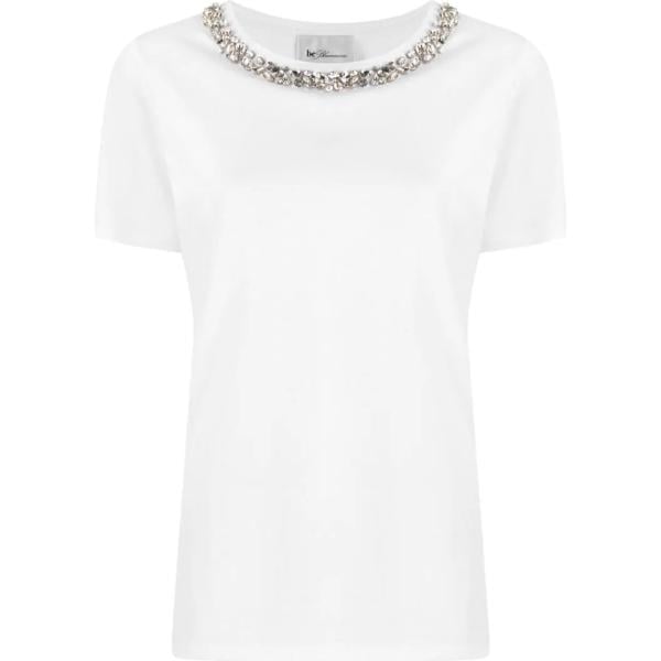 t-shirt Be blumarine bianco