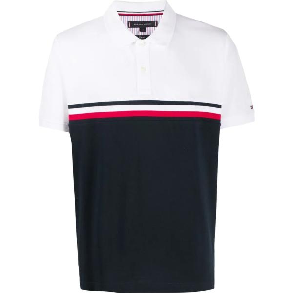 polo Tommy Hilfiger blu a righe