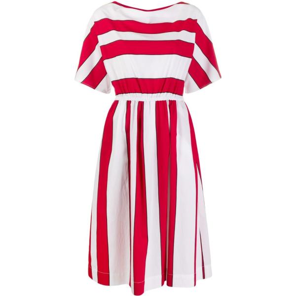 vestiti midi/longuette Woolrich bianco a righe