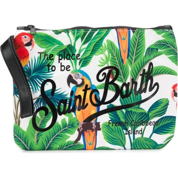 clutch Mc2 Saint Barth multicolore con stampe