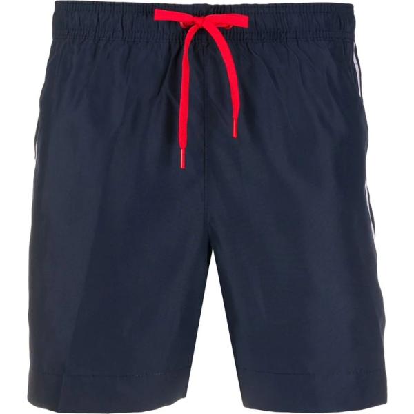costume da uomo longuette in blu con stampe con coulisse in poliestere Tommy Hilfiger