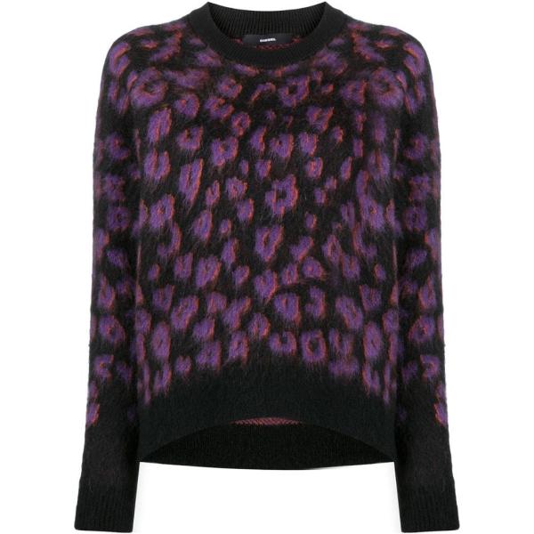 maglioni Diesel nero con stampe