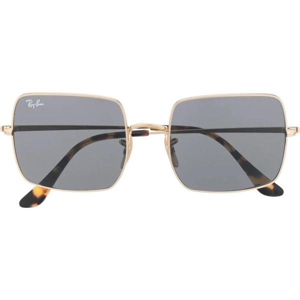 occhiali da sole Ray-Ban grigio a quadri
