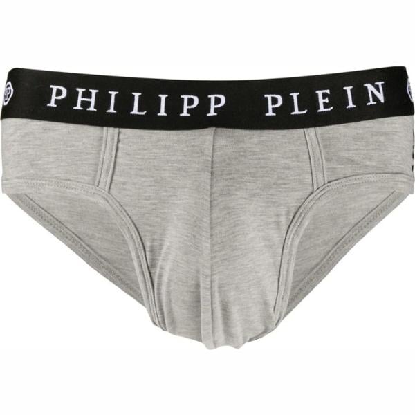 slip Philipp Plein grigio