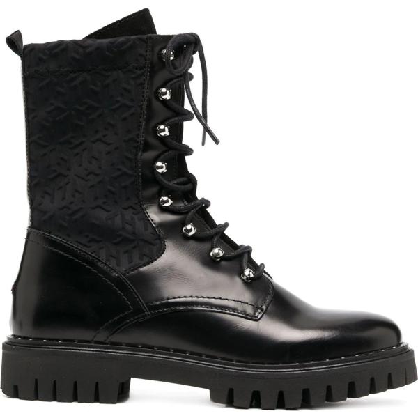 anfibi Tommy Hilfiger nero