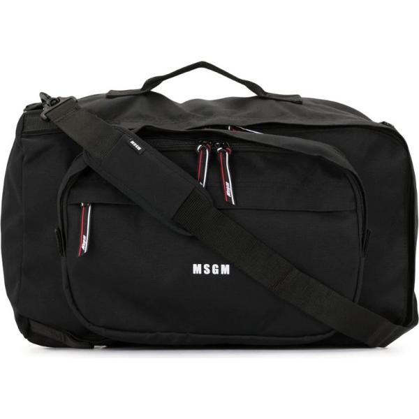 borse sportive Msgm nero con stampe